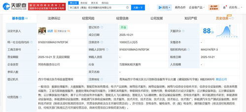 中國五礦集團(tuán)等聯(lián)合在青海成立低空綠算科技公司，注冊資本1億元，聚焦數(shù)據(jù)處理服務(wù)
